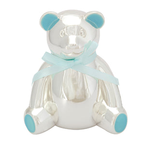 BABY, Piggy Bank, Teddy Bear, Blue - Barton,Son & Co.