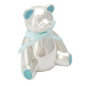 BABY, Piggy Bank, Teddy Bear, Blue - Barton,Son & Co.