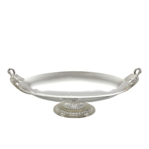 BOWL, bird handles, base, oval - Barton,Son & Co.